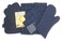 Home Collection 8 Piece Kitchen Towel Set with Dish Cloths Pot Holders and Oven Mitt Bundle Blue