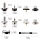 Laviesto Canvas Snap Kit150 Pcs Marine Grade Fastener Screw Snap Buttons Stainless Steel for Upholstery and Boat Cover with 2 Setting Tools50 Sets 38 in Black and Silver