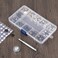 Laviesto Canvas Snap Kit150 Pcs Marine Grade Fastener Screw Snap Buttons Stainless Steel for Upholstery and Boat Cover with 2 Setting Tools50 Sets 38 in Black and Silver