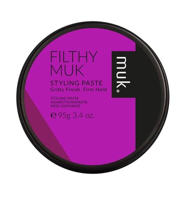 Muk Haircare Filthy Muk Gritty Finish Styling Paste Hair Product Hair Paste For Men Firm Hold Gritty Finish Medium Shine  34oz