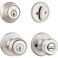 Kwikset 96900381 690T 15 SMT BBPKG Satin Nickel Tylo Entry Combo Set
