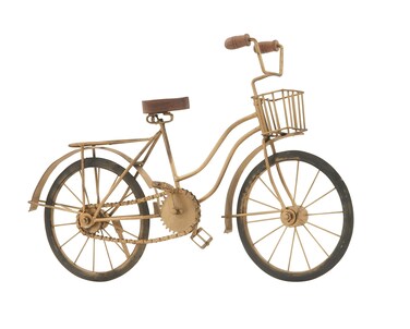 Deco 79 Metal Bike Decorative Sculpture Home Decor Statue Accent Figurine 19 x 5 x 12 Brown