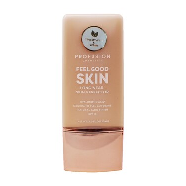 Profusion Cosmetics Lightweight Liquid Foundation for a Flawless and Elegant Radiance Breathable Makeup for Improves Uneven Skin Tone CrueltyFree  Light 1