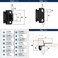 Amerock BPR7565FB  Cabinet Hinge  38 in 10 mm Inset Self Closing Partial Wrap  Matte Black  Kitchen Cabinet Door Hinge  1 Pair  Functional Hardware