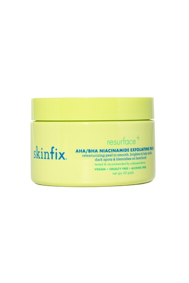 Skinfix Resurface AHABHA Niacinamide Exfoliating Pads 2 Salicylic Acid BHA  AHAs  Niacinamide to Target Rough Texture Spots Fine Lines  AcneProne Skin 60 Pads