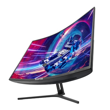Sceptre 32inch Curved Gaming Monitor Overdrive up to 240Hz DisplayPort 165Hz 144Hz HDMI AMD FreeSync Buildin Speakers Machine Black C325B185RD