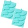 Angoily Loaf Bread Pan 2pcs Carp Fish Silicone Chocolate Candy Fondant Cookie Cake Rubber Baking Molds for DIY Candle Soup Epoxy Resin Silicone Cake Pan