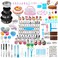 Cake Decorating Kit635 Pcs Decorating Supplies With 3 Springform Pan Sets Icing Nozzles Rotating Turntable Cake Topper Piping Bags Carrier HolderCake Baking Set Tools