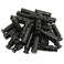 RuiLing 30Pack 11x38mm Dual Hole Cord Locks Black Nylon Plastic End Spring Loaded Fastener Bungee Rope Stop Toggle Sliders