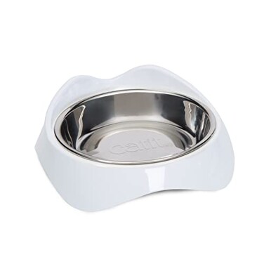 Catit PIXI Feeding Dish Whisker Stress Free Food  Water Cat Bowl