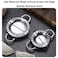 Stainless Steel Dumpling Maker Empanada Press Ravioli Maker Mini Pie Maker Wonton Wrappers Mold Multifunctional Kitchen Accessories Set of 2pcs 2 Sizes