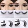 3d Fluffy Russian Strip Lashes D Curl Lash Strips Natural False Lashes Mink Fluffy Eyelashes Mink Natural Wispies Mink Eyelashes Wispy Fake Lashes Faux Mink Eyelashes Natural Look6 Pairs