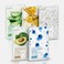EUNYUL PACK OF 50 Natural Sheet Mask Pack 5 types x 10 setAloe Collagen Pearl Hyaluron Avocado