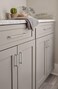 Amerock  Cabinet Pull  Satin Nickel  334 inch 96 mm CentertoCenter  Factor  1 Pack  Drawer Pull  Cabinet Handle  Cabinet Hardware