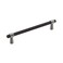 Amerock  Cabinet Pull  Matte BlackSatin Nickel  6516 inch 160 mm CentertoCenter  Mergence  1 Pack  Drawer Pull  Cabinet Handle  Cabinet Hardware