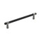 Amerock  Cabinet Pull  Matte BlackSatin Nickel  6516 inch 160 mm CentertoCenter  Mergence  1 Pack  Drawer Pull  Cabinet Handle  Cabinet Hardware