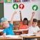 Thumbs UpThumbs Down Paddles 24 Packs for Classroom Voting Teacher Classroom Event Supplies and Teacher Student Interaction Signs