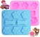 2Pack Silicone Puppy Treat Molds Puppy Dog Paw and Bone Cookie Cutters Baking Molds for Chocolate Candy Jelly Biscuits Cube Dog Treats