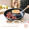 MasterChef Nonstick Frying Pan 8 inch Skillet Small Fry Pan for Cooking Eggs Omelette etc Stainless Aluminum Saute Pan Non Stick Induction Cooktop Compatible Non Toxic Dishwasher Safe