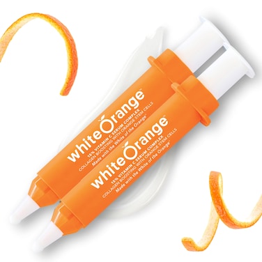White Orange Only Vitamin C Serum Made with White Part of Orange Anti Aging Serum THDA Hyaluronic Acid Vitamin E OrangeStem Hydrating  Brightening Serum for Dark Spots Fine Lines  Wrinkles 2PK