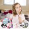 BEAURE Pretend Makeup for Girls Kids Makeup Kit 13 pcs Pretend Play Makeup Toys for 3 4 5 6 7 8 Years Old Kids Girls Toys with Cosmetic Bag Birthday Gifts Princess Toys Not Real Makeup