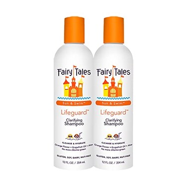 Fairy Tales Swim Shampoo for Kids  12 oz  Made with Natural Ingredients in the USA  Chlorine Removal Swimmer Shampoo for Kids No Parabens Sulfates or Synthetic dyes  2 Pack