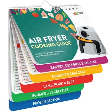 Air Fryer Cheat Sheet Magnets Cooking Guide Booklet  Air Fryer Cookbooks  Air Fryer Liners  Air Fryers Kitchen Gifts Gadgets 2024  Air Fryer Accessories  Air Fryer Cooking Guide Airfryer Liners