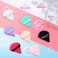 15 Pieces Powder Puff Triangle Makeup Puff Pure Cotton Powder Velour Face Ultra Soft Washable Body Powder Puff for Loose Powder Body Cosmetic Foundation Sponge Makeup Tool Black