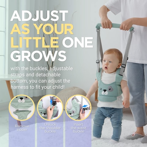 Watolt Baby Walking Harness  Handheld Kids Walker Helper  Toddler Infant Walker Harness Assistant Belt  Child Baby Walk Learning Help Support Assist Trainer Tool  for 724 Month Old
