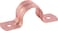 HoldRite 12 Inch Copper 2Hole Strap 50 Pack Pipe Support CPS05050