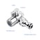 DOITOOL 2PCS Sink Faucet Diverter Valve With Aerator and Male Threaded AdapterFaucet Adapter for Washing Machine Hose Attachment Faucet Connector for Water Diversion