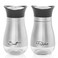 2 Pack Salt  Pepper Shakers Set Refillable Stainless Steel Salt Pepper Container Spice Shakers Bottle for Home Kitchen Restaurant Picnic