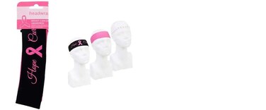 Breast Cancer Awareness Headwraps 2 pack