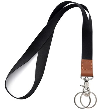 XCHIN Lanyard Lanyards for Keys Black Keychain Long Lanyard for Women Men Cute Neck Lanyard for ID Badges Wallet