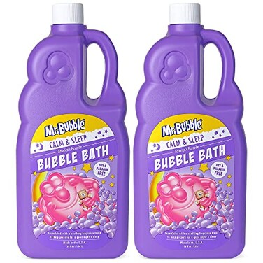 Mr Bubble Calm  Sleep Bubble Bath Pack of 2 Bottles 36 fl oz Each