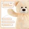 DOLDOA 36 Giant Teddy Bear Soft Stuffed Animals Plush Big Bear Toy for Kids and Girlfriend Beige
