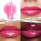 Lamel AllinOne Lip Oil  Lightweight NoSticky Tinted Plumping Hydrating Lip Gloss  Lip Balm for Day  Night Use LongLasting Lip Stain Lip Glow Oil Lip Plumper Tint  Pink Sparkle 402