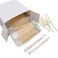 BLUE TOP Wood Bamboo Mint Individually Cello Wrapped Toothpicks 25 Inch Pack 1000High Class Food Picks with flavorBamboo Mint Toothpicks for AppetizersCocktailsFruitsOliveBBQ picks