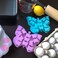 Butterfly Ice Cube Tray 2 pcs Craft Ice Cube Molds Butterfly Molds Silicone Ice Cube Tray Shapes Butterfly Molds for Chocolate Cute Ice Cube Tray Cocktail Small butterflies 13 cavitiesmold