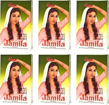 Jamila Henna Powder 6 Individual Packs