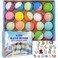 Yekery Bath Bomb Gift Set with Toys Inside 20 Pack Organic Bath Bombs for Kids Kids Safe Handmade Fizzy Balls for Kid Ideal Birthday Gift for Boys  Girls