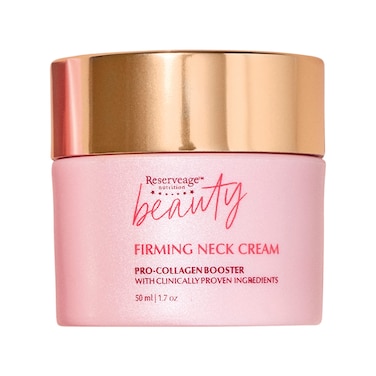 Reserveage Beauty Firming Neck Cream with ProCollagen Booster Tights Smooths and Moisturizes with MicroEncapsulated Copper Peptides and Measurable Results 17 oz