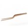 CREATIVECHEF 8 Inch Curved Stainless Steel Precision Kitchen Cooking Multifunction Tweezers Culinary Offset Tweezer Tongs Curved copper