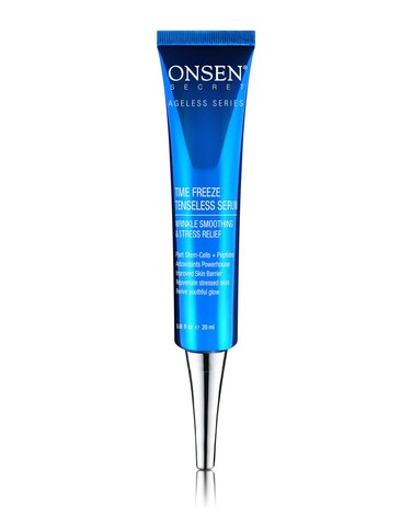 Onsen Secret Time Freeze Tenseless Serum Wrinkle Smoothing  Stress Relief  Recommended by Dermatologist Serum for Wrinkle Repair Made in USA 068 fl Oz 20 ML