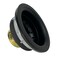 SinkSense 35 Basket Strainer Drain with Post Style Basket Matte Black