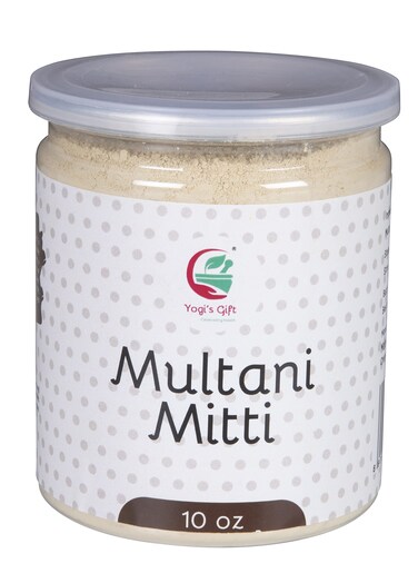 Multani Mitti Powder  Fullers Earth Clay  100 Natural Indian Clay  Skin Tightening Face Pack Detox Bath  Soap Making  10 oz 283 grams  By Yogis Gift