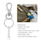 Roctee 195 Piece Keychain Hardware sets includes 65 pcs O Key Rings with Open Jump Ring 65 pcs Metal Lobster Claw Clasp 65 pcs Key Chain Parts for Craft DIY Accessory