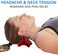 Davinci Tool Red USA Made Hard Rubber Neck Tension Relief  Pressure Point Massage Tool  Occipital Release Tool  Cervical Traction Device Suboccipital Release Device  Neck Stretcher