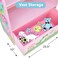 Fantasy Fields  Magic Garden Toy Organizer with Rolling Storage Box Pink