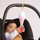 Manhattan Toy Cherry Blossom Days Ice Cream Cone Travel Toy with Rattle Ring Cone Rattle and Textured BPA Free Teether